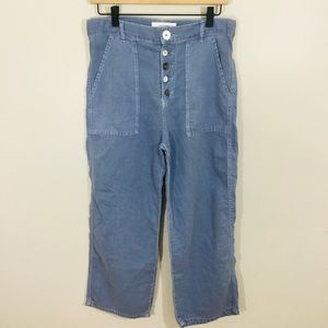 3/$10 ZARA Premium Linen Wide-Leg Culottes